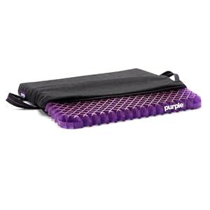 Purple Simply Seat Cushion, Lightweight 1.25" Low-Profile Gel Seat Cushion | GelFlex Grid for Car Seat, Airplane, Desk Chair - Pressure-Reducing, Temperature-Neutral, No-Slip - Made in USA