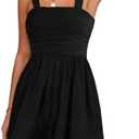 STOLKISS Women Summer Casual Strapless Rompers Tube Top Shorts Jumpsuit Sleeveless Off Shoulder Sexy Beach Romper with Pocket L
