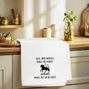 Dog and Horse Lover Towels Gifts for Women, Funny Dog and Horse Towels for Kitchen Bathroom Decor (16x24 inches)