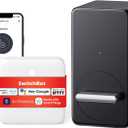 SwitchBot Smart Lock WiFi, Keyless Entry Door Lock, Smart Door Lock Front Door, Electronic Smart Deadbolt, Fits Your Existing Deadbolt in Minutes,Great for Airbnbs, Vacation Rentals and More