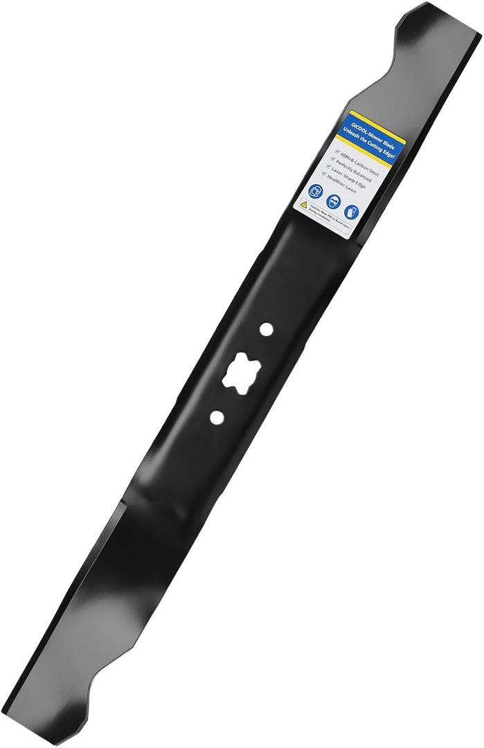 GICOOL 1-Pack 942-0741A Lawn Mower Mulching Blade for MTD/Cub Cadet/Troy-Bilt 21 Inch Deck Mower, Replaces 742-0741A 742-04100 942-0741 CMXGZAM100067