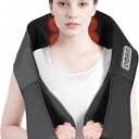 Shiatsu Back, Shoulder & Neck Massager with Heat - Electric 4D Kneading for Deep Tissue Relief, Ideal Gifts for Women, Men, Mom, Dad - Perfect for Fathers Day, Mothers Day, Christmas