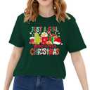 Christmas Shirts for Women Nurse Christmas T-Shirt Xmas Nursing Tee Nurse Vacation Tops (Green9)