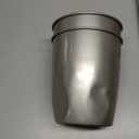 Silver trash can, 2 pack