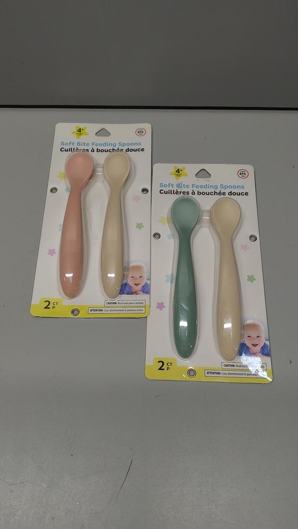 Soft Bite Feeding Spoons 4 Pieces