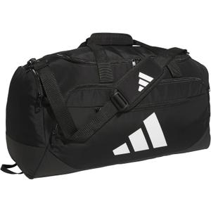adidas Defender 5.0 Duffel, Durable Travel Gym Sports Bag for Men and Women (Black)