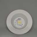 HALO 5/6 inch LED Recessed Light Retrofit Selectable CCT 2700K-5000K Dimmable Dim to Warm 900/1200 Lumens Wet Location Indoor Outdoor Ceiling Downlight RL56LS9FSD2W1EWH