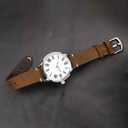 BISONSTRAP Men's Watch Bands, Hand-Stitched Leather Watch Straps, Quick Release, 18mm 19mm 20mm 21mm 22mm