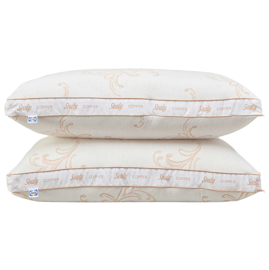 Sealy Luxury Comfort - Set of 2 Copper Pillows
 Queen