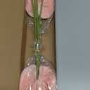 Ling's moment Artificial Anthurium Plants, 8pcs Shabby Blush Silk Filler Flower, Pink Faux Greenery Stems for DIY Wedding Bouquets Centerpieces Arrangements Bridal Shower Party Home Decorations