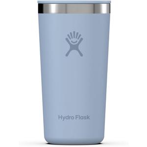 HYDRO FLASK - All Around Tumbler 355 ml (12 oz) with Closable Spill Proof Press-In Lid - Stainless Steel Double Wall Vacuum Insulated - Surf