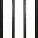 GeilSpace 1" × 28" Pre-Cut Black Metal Pipe, Industrial Steel Fits Standard One Inch Black Threaded Pipes and Fittings - Vintage DIY Industrial Shelving (1" × 28")