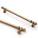 Asidrama 6 Pack 10 Inch(254mm) Champagne Bronze Kitchen Cabinet Handles, Cabinet Pulls Kitchen Cabinet Hardware for Cupboard Drawer Pulls