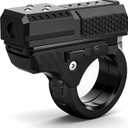 3D Fidget Spinner Slider Toys, EDC Fidgets Cliker Pistol Toy, Fidget Ring Pad for Adults, Plastic Finger Hand Roller Spinner Stress Relief Focus Sensory Toys for Kids Christmas Birthday Gift Prize (Black)