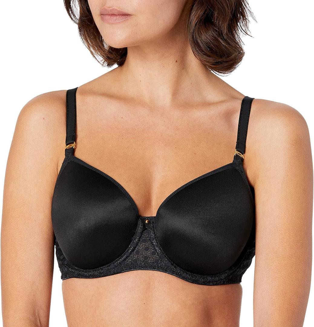 Freya Women's Starlight Balcony Underwire Moulded Bra (30E, Black)
