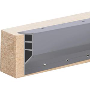 10-Pack Full Face Dock Bumpers, Heavy-Duty Marine Fender Set, Rub Rail & Piling Protection for Boats/Piers (10pcs x 19.7", Grey)