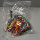 PHAETON 16PCS Multicolor Braided Rope Keychain with Carabiner, 7.67'' Long, 210g for Backpack, Keychain