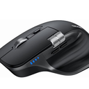 TECKNET Wireless Mouse, Bluetooth Mouse (BT5.3/5.0 & 2.4G) Rechargeable Ergonomic Optical Mouse with 6 Adjustable DPI, Side Scroll, Quiet Clicks, USB A Receiver, 7 Buttons, Wide Compatibility  Black