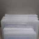 Clemate Upgraded X-Large Shoe Organizer,Shoe Storage Organizer,12 Pack,Shoe Box Clear Plastic Stackable,Drop Front Shoe Box with Clear Door, Shoe Containers For Sneaker Display,Fit up to US Size13