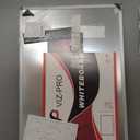 VIZ-PRO Magnetic Dry Erase Board, 36 X 24 Inches, Silver Aluminium Frame