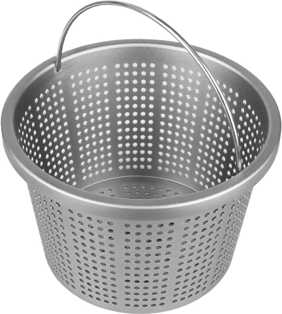 Aluminum Inground Pool Skimmer Basket for Pentair U-3 and Hayward SP1070 Skimmer Basket - 8 Inch Metal Pool Basket Replace SPX1070E 08650-0007 B-9 Filter Basket