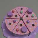 Toddler Cake Toys for Toddlers 2-5,Wooden Pretend Play Food Fake Birthday Cake,Tea Party Learning Kitchen Gift Toy for Boys Girls (Cookies Cake)