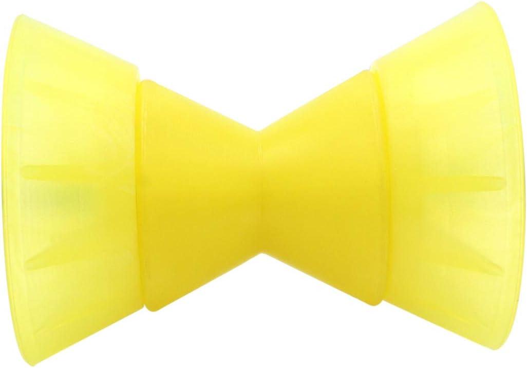 Ultimate 4" X 7" Overall Width Boat Trailer Roller Bow Stop Polyurethane 1/2" Mounting Hole