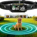 Wireless GPS Dog Collar Fence for Backyard Escape  Invisible Electric Fence for Dogs that Run&Dig,48H Battery,Adjustable Range 653280 ft, Waterproof for Camping & Open Fields (Over 15 lbs)
