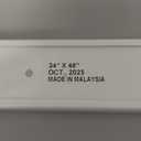 LazBlinds No-Drill Cordless Zebra Blinds for Windows,Privacy for Day and Night, Easy to Install, Safe for Child and Pets, Perfect for Home, Office, 35" x 48", White 