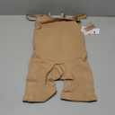 YIANNA Shapewear for Women Tummy Control Bodysuit Open Bust Mid Thigh Seamless Sculpting Body Shaper, Size M/L