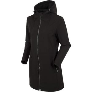 Sunice Performance Apparel - Brooklyn Water Resistant Women’s Car Coat - Full Zip ¾ Length Jacket (Black, Small)