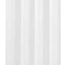 N&Y HOME RV Shower Curtain Liner Fabric 47 x 64 inches, Hotel Quality, Washable, Water Repellent, White Bathroom Curtains with Grommets, 47x64