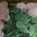 12 Bundle Artificial Mums Flowers for Outdoor Spring Decoration,Faux Ball Chrysanthemums Bouquet Fake Silk Flower for Vase Easter Table Floral Arrangement Wedding Home Decor(12, Pink)
