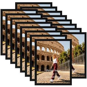 Giftgarden 8.5x11 Picture Frame Black Set of 16, Lightweight 8.5 by 11 Certificate Frames for Award Diploma Document office Wall or Tabletop Display