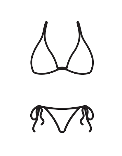 Tempt Me Women Two Piece High Waisted Bikini Swimsuits with Bottoms Teen Scoop Neck Sport Bathing Suits, XXS