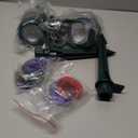 Halloween & Christmas Outdoor Spotlight, 6500K Cool White LED Landscape Lighting with 4 Lenses (RGB Purple), IP67 Waterproof, 120V Plug-in for Yard, Garden Tree Holiday Decor(2 Pack, Green)