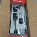 Kwikset Prague Front Door Lock Handle and Deadbolt Set, Entry Handleset Exterior with Interior Door Knob, Matte Black, Pick Resistant SmartKey Rekey Deadbolt Security, 98180-026