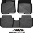 Falafa Floor Mats for Honda CRV 2025 2024 2023 (Include Hybrid), TPE All Weather Protection Floor Liners for Honda CR-V Hybrid Accessories,1st & 2nd Row, Odorless Anti-Slip, Black