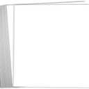 Hamilco 8x8 White Scrapbook Cardstock Paper 80lb Cover Card Stock 100 Pack (Bright)