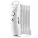 700W Electric Oil Filled Radiator Heater with Adjustable Thermostat