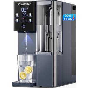 7-Stage Countertop Reverse Osmosis Water Filter System, 528 Gallons RO Water Filtration with Portable Pitcher, NSF/ANSI 372,53,42,58, Reduce TDS PFAS, 5 Volumes, 3:1 Pure to Drain CT910