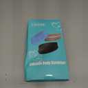 Silicone Body Scrubber Loofah - Set of 3 Soft Exfoliating Body Bath Shower Scrubber Loofah Brush for Sensitive Kids Women Men All Kinds of Skin(Black/Gray/Blue)