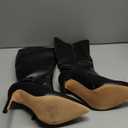 MERUMOTE Stiletto Knee High Boots Women Sexy Pointed Toe Zipper High Heels Boots (6, Black Matte)