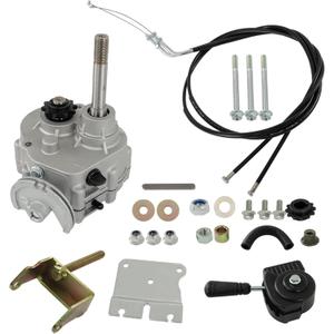 munirater 212cc Go Kart Forward Reverse Gear Box Kit Replacement for 2HP-13HP Engine 30 Series 2300rpm Torque Converter 35 Chain 12T and 40/41 Chain 10T Go Karts Accessories 212cc