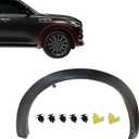 Front Passenger Fender Trim Molding, Fit for Infiniti QX80 2014-2022, QX56 2011-2013, Replace# IN1291102 638101LA2A 63810-1LA2A, Wheel Fender Flare Arch Trim