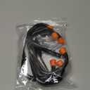 HORUSDY 6-Pack Heavy Duty Metal Wall Hooks, Large Garage Storage & Organization Hooks for Tools, Extension Cords, Ladders, and Bags, Wall Mount J Hooks for Indoor Outdoor Use, Black