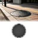 24in Round Cast Iron Manhole Cover and Frame