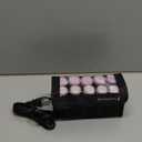 Remington Compact Ceramic Dual Voltage Hot Rollers for Long and Short Hair, Hair Setters, Hair Curlers, 1-1 " Purple/Black, 10 Piece Set