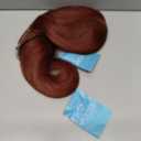 HAIRCUBE Orange Wig with Bangs Long Copper Red Curly Wigs for Women Long Auburn Wig Heat Resistant Natural Synthetic Wig for Daily Use