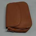 befen Genuine Leather Crossbody Bags for Women with Built in RFID Wallet Medium Womens Saddle Bag Cross Body Purse (Cognac Brown)